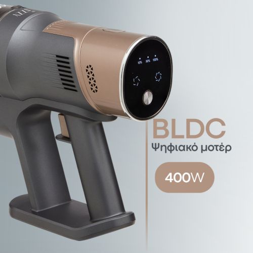 Вертикална прахосмукачка IZZY Galaxy Station G8, 25.9V, 400W BLDC, 45 мин, станция за автоматично почистване, HEPA