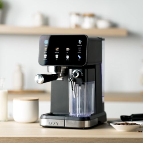 Полуавтоматична кафемашина IZZY IZ-6020 Aerolatte, 20 bar, 1450W, 1.5L резервоар, система за мляко, Cold Brew