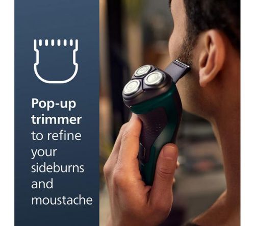 Електрическа самобръсначка Philips Series 3000X X3052/00, Wet & Dry, 27 ножа, 4D Flex, тример