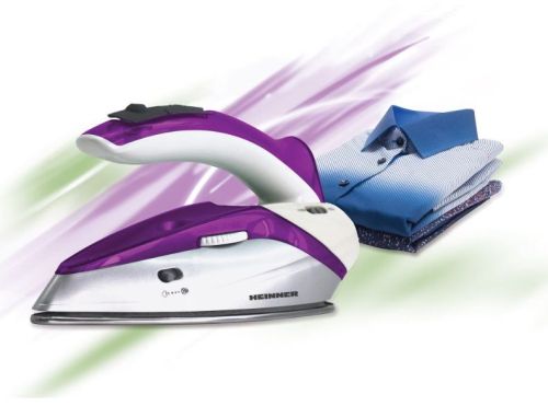 Туристическа Парна ютия Heinner HTI-1000PP – 1000 W, компактна, неръждаема плоча, сухо и парно гладене