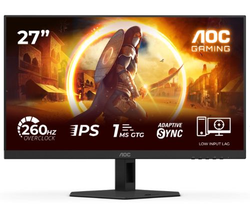 Монитор AOC 27G4ZRE, 27" Fast IPS WLED, 1920x1080@260Hz (OC, Native 240Hz), 1ms GtG, 0.3ms MPRT, 300cd m/2, 1000:1, Adaptive Sync, FlickerFree, Anti Blue Light, Tilt, 2xHDMI, DP
