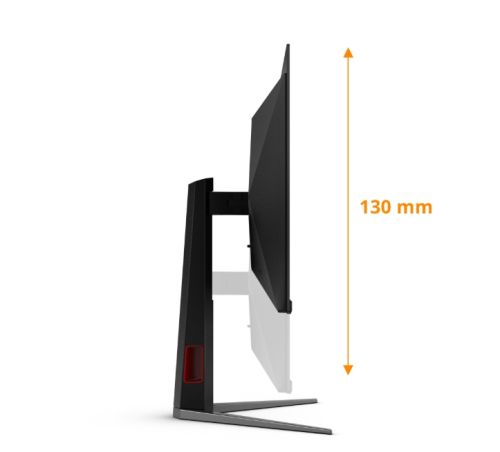 Монитор AOC Q27G4ZD, 27" QD-OLED, 2560x1440@280Hz, 0.03ms GtG, 1.5M:1, 1000cd m/2, Adaptive Sync, FlickerFree, Anti Blue Light, Tilt, Height Adjust, Pivot, Swivel, 2xHDMI, DP, USB hub