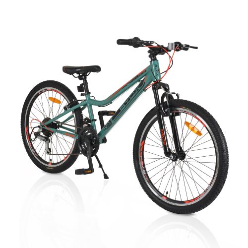 Велосипед със скорости 24" Zante green
