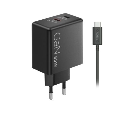 Адаптер Lenovo Dual USB-C 65W GaN Charger