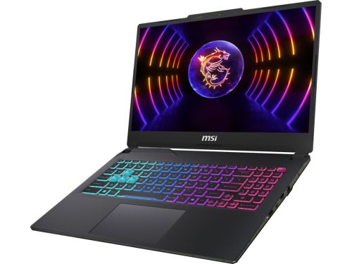 Лаптоп MSI Cyborg 15 A13UCK, i7-13620H (10C/16T, up to 4.90GHz, 24 MB), GeForce RTX 3050 4GB GDDR6, 15.6" FHD (1920x1080), 144Hz, IPS-Level, 16GB DDR5 5200MHz, 512GB PCIe Gen4x4 SSD, WiFi 6E, BT 5.3, 4 Zone RGB Kbd, NO OS, 53.5Whr, 1.98kg