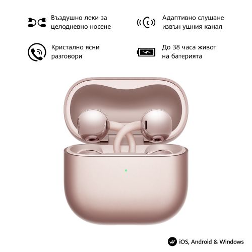 Слушалки Huawei FreeClip 2 Robin-T10 Rose gold