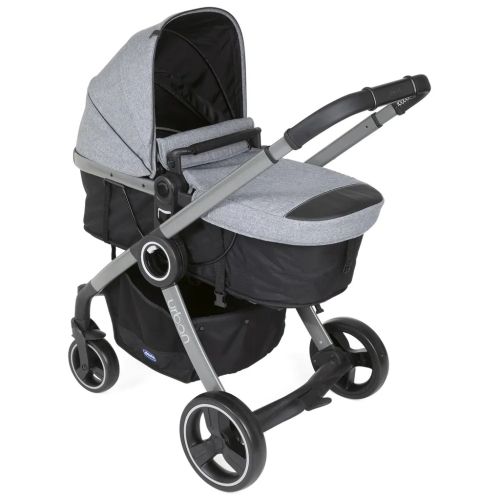Бебешка количка Chicco Urban Pro 2 в 1 – Сива + подарък дъждобран