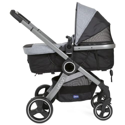 Бебешка количка Chicco Urban Pro 2 в 1 – Сива + подарък дъждобран