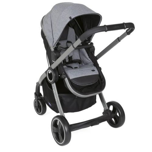 Бебешка количка Chicco Urban Pro 2 в 1 – Сива + подарък дъждобран