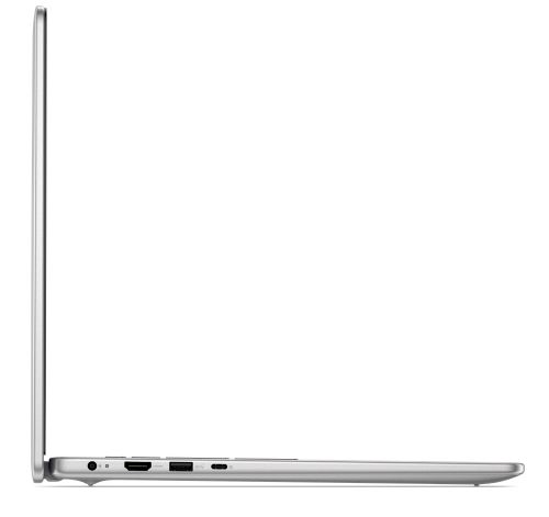 Лаптоп Dell 16 DC16251, Intel Core 7 150U (10 cores, up to 5.4 GHz), 16.0" FHD+(1920x1200) AG 300nits, 16GB, 2x8GB, DDR5, 5200 MT/s, 512GB M.2 PCIe, Intel Graphics, Cam, FPR, Wi-Fi 6E, Backlit Kb, Win 11 Pro, Silver, Aluminium, 3Y PS