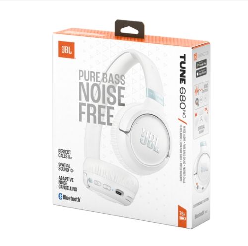 Слушалки JBL TUNE 680NC BLK Wireless on-ear Noise cancelling headphones