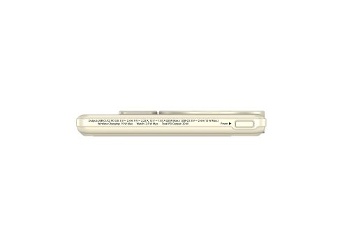 Външна батерия Verbatim Charge 'n' Go 2C Power Bank Magnetic Wireless 5000mAh with 2 USB-C Cables & Stand Gold