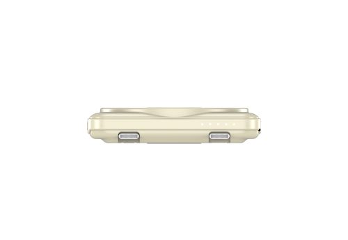 Външна батерия Verbatim Charge 'n' Go 2C Power Bank Magnetic Wireless 5000mAh with 2 USB-C Cables & Stand Gold