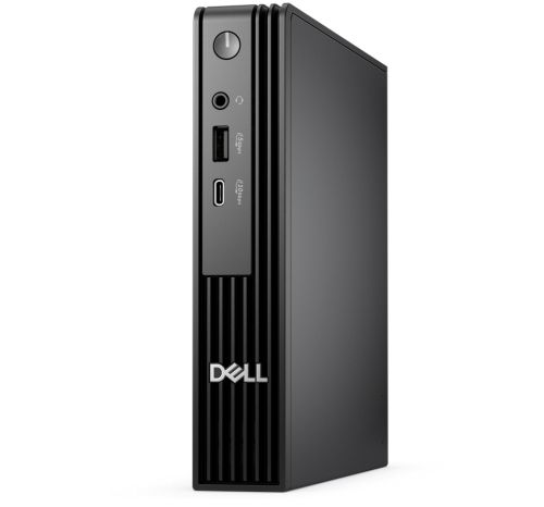 Настолен компютър Dell Pro Micro QCM1250, Intel Core Ultra 7 265T (13 TOPS NPU, 20cores, up to 5.3GHz), 16 GB: 1 x 16 GB, DDR5, up to 5600 MT/s, 512GB SSD TLC, Wi-Fi 6E, Bulgarian Keyboard&Mouse, 180W, Win 11 Pro, 3Y PS