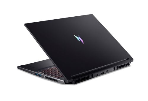 Лаптоп Acer Nitro V16, Intel  Core 9 270H(14C/20T, up to 5.80 GHz, 24MB),16" WQXGA (2560X1600) IPS 180Hz, 16GB, 1000GB SSD, RTX 5070 8GB GDDR7 , WiFi 6, BT.5.2, HD Cam, Micro SD card, KB Backlit, Linux , Black+Acer 15.6" Nitro Gaming Backpack Black/Red
