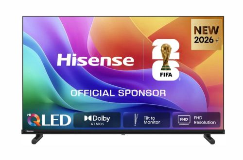 Телевизор Hisense 40" A5S, Full HD 1920x1080, QLED, Quantum Dot, HDR, HLG, DTS HD, Light Sensor, Dolby Audio, Smart TV, WiFi, WiFi Direct, 2xHDMI, 2xUSB, LAN, CI+, DVB-T2/C/S2, Black