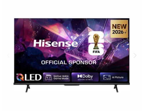Телевизор Hisense 43" E7S Pro, 4K Ultra HD 3840x2160, QLED, Quantum Dot, 144Hz, HDR 10+ adaptive, HLG, Dolby Vision, DTS Virtual X, Smart TV, WiFi 5GHz, WiFi Direct, BT, Anyview Cast, 3xHDMI, 2xUSB, LAN, CI+, DVB-T2/C/S2, Black