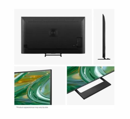 Телевизор Hisense 50" E8S, 4K Ultra HD 3840x2160, ULED, Quantum Dot,144 Hz,HDR 10+, HLG, Dolby Vision, DTS Virtual X, Smart TV, WiFi, Light Sensor, BT, Anyview Cast, 4xHDMI, 2xUSB, LAN, CI+, DVB-T2/C/S2, Singale Stand, Black