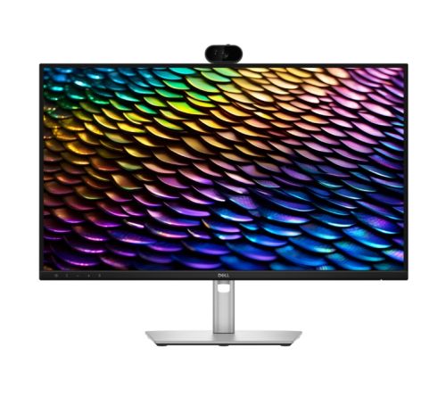 Монитор Dell P2726DEB, 27" Conferencing Monitor, IPS Anti-Glare, 5ms, 100 Hz, 1500:1, 350 cd/m2, QHD 2560x1440, 99% sRGB, HDMI, Display Port, USB-C Hub, RJ45, Webcam, KVM Switch, PD 90W, Speakers, Height Adjustable, Pivot, Swivel, Tilt, Black