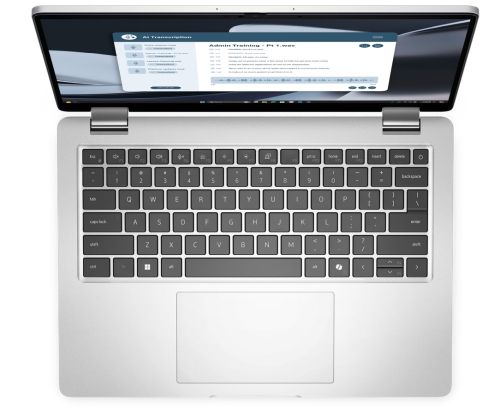 Лаптоп Dell Pro 14 Plus PB14255, AMD Ryzen 5 PRO 230, 14" FHD+(1920x1200) IPS, 300nits AG, 16GB LPDDR5 7500 MT/s, 512 GB SSD, AMD Radeon 760M graphics, FHD HDR IR Cam and Mic, Wi-Fi 7, FPR, Backlit Kb, Win11 Pro, Alum, 3Y +Dell Pro 14-16 Premium Slim back