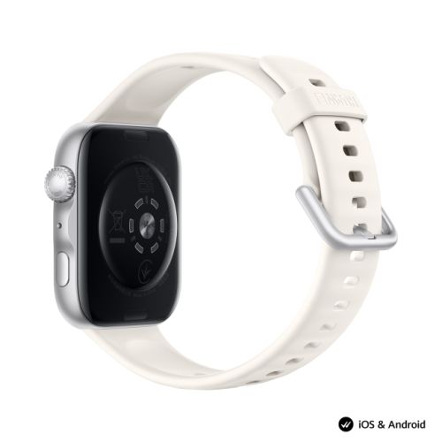 Часовник Huawei Watch Fit 5 Niki-B19F White + Huawei Freebuds SE 4 ANC, White