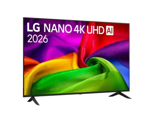 Телевизор LG 65NU800B3LA, 65" 4K HDR UHD, 3840x2160, DVB-T2/C/S2, AI Alpha 7, HDR 10, webOS 26, ThinQ AI, VRR, ALLM, HGiG, WiFi, Clear Voice, 4K Super Upscaling, Bluetooth 5.3, Hdmi e-ARC , CI, LAN, AirPlay2, AI Sound Pro, Google Cast, 2 Pole stand, Black
