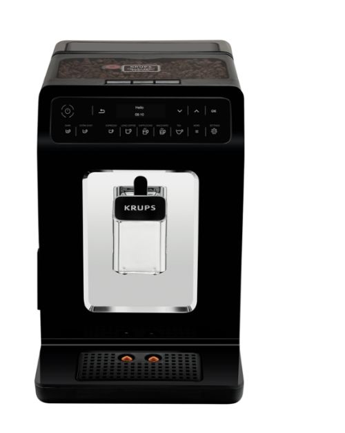 Кафеавтомат Krups EA890810, Evidence Fully Auto Espresso Machine, 1450W, Led display, 2.3l water tank, black/chrome