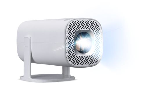 Мултимедиен проектор AOPEN QH15s (powered by Acer), portable, LCD, HD (1280x720), 6500 LED Lumens, (180 ANSI), 1 000:1, 1x, HDMI 1.4, DC Out (5V/0.5A), USB (Type A), Micro SD, Smart PJ, BT Wireless Audio (V 5.4, BT Out), PC Audio, Speaker 3W, Wifi, 0.62Kg