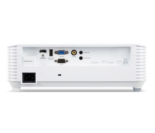 Мултимедиен проектор Acer Projector H5386BDi, DLP, WXGA (1280x720), 5000 ANSI Lumens, 20 000:1, 1.1x, 3D ready, 24/7 opertion, HDMI 1.4, VGA, DC Out(5V/1.5A, USB Type A), RS-232, RCA, Audio in/out, Wireless dongle included,Bluelight Shield, Speaker 3W, Ba