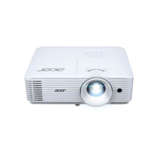 Мултимедиен проектор Acer Projector P1358i, DLP, WXGA (1280x800), 5000 ANSI Lumens, 20 000:1, 1.3x, HDMI 2x1.4, VGA, DC Out (5V/1A, USB-A), RCA, Audio in/out (3.5mm), Wireless dongle included, Speaker 10W, Bluelight Shield, Bag, 2.8kg, 3Y, White