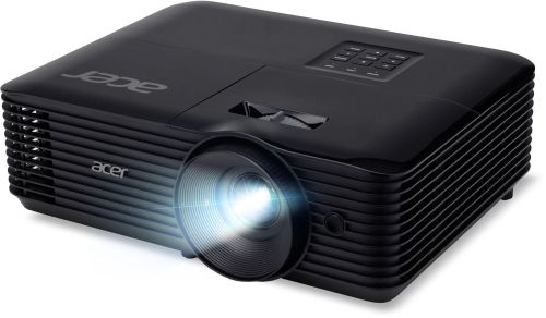 Мултимедиен проектор Acer Projector X129H, DLP, XGA (1024x768), 4800 ANSI Lumens, 20 000:1, 1.1x, 3D ready, HDMI 1.4, VGA, DC Out (5V/2A, USB-A), RCA, Audio in, Speaker 3W, Bluelight Shield, LumiSense, 2.8kg, 2Y, Black
