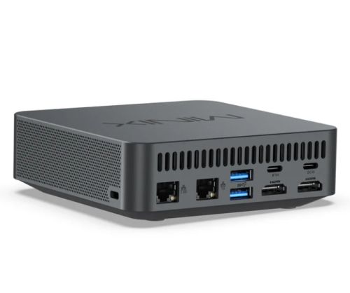 Настолен компютър MiniX NGC N512LS Intel Core i5-12600H, 16GB DDR5, 512GB SSD, Dual LAN, Dual HDMI, USB-C, Windows 11 Pro