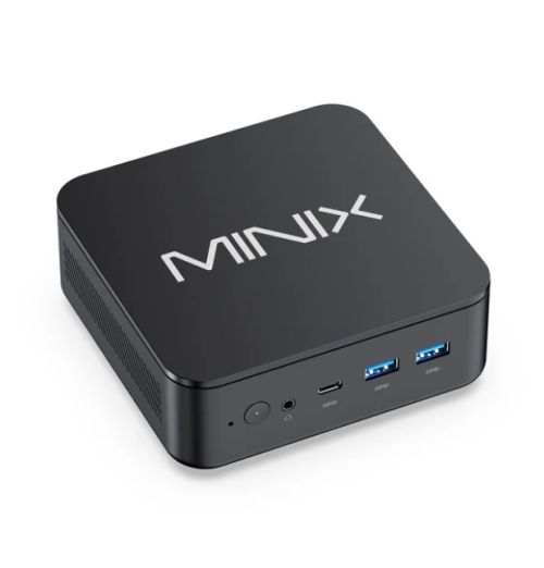 Настолен компютър MiniX NGC NR660LP AMD Ryzen 5 6600H, 16GB DDR5, 512GB SSD, Dual LAN, Dual HDMI, USB-C, Windows 11 Pro