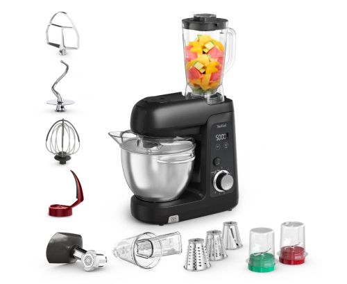 Кухненски робот Tefal QB5458F0 Km Bake Partner + 5Acc Blk Ee