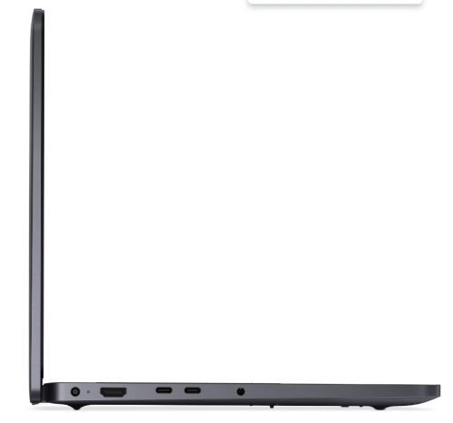 Лаптоп Dell Pro 14 PC14250, Intel Core  7 150U (12 MB cache, 10 cores, up to 5.4 GHz), 14" FHD+(1920x1200) IPS, 300nits AG, 16 GB: 1 x 16 GB, DDR5, 5600 MT/s, 512 GB SSD, Intel graphics, FHD HDR IR Cam and Mic, Wi-Fi 6E, FPR, Backlit Kb, Win 11 pro, Magne