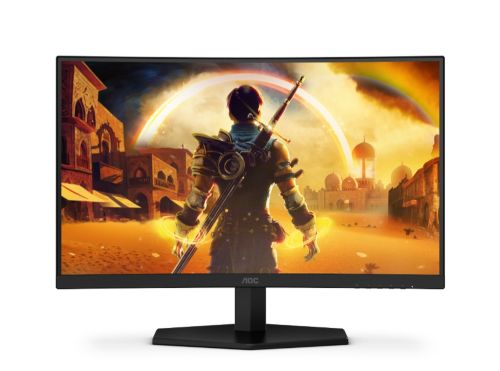 Монитор AOC C24G42FE, 23.6" Curved 1500R, VA, WLED, 1920x1080@180Hz OC (Native 144Hz), 4ms GtG, 0.5ms MPRT, 300cd m/2, 3000:1, 80M:1 DCR, Adaptive Sync, FlickerFree, Low Blue Light, Tilt, HDMI, DP