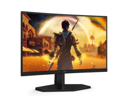 Монитор AOC C24G42FE, 23.6" Curved 1500R, VA, WLED, 1920x1080@180Hz OC (Native 144Hz), 4ms GtG, 0.5ms MPRT, 300cd m/2, 3000:1, 80M:1 DCR, Adaptive Sync, FlickerFree, Low Blue Light, Tilt, HDMI, DP
