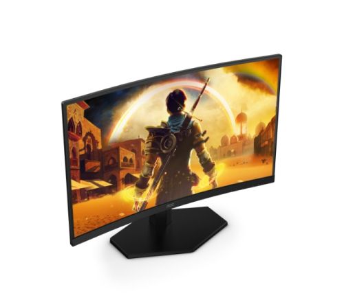 Монитор AOC C24G42FE, 23.6" Curved 1500R, VA, WLED, 1920x1080@180Hz OC (Native 144Hz), 4ms GtG, 0.5ms MPRT, 300cd m/2, 3000:1, 80M:1 DCR, Adaptive Sync, FlickerFree, Low Blue Light, Tilt, HDMI, DP