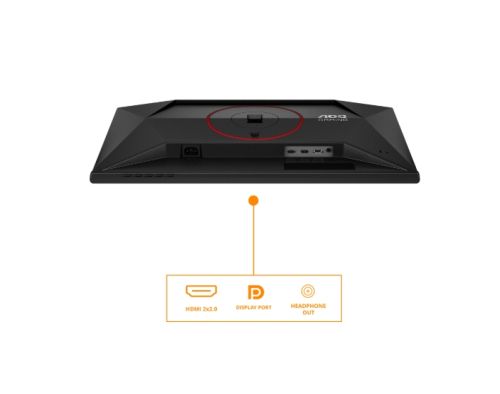 Монитор AOC 25G4ZR, 24.5" Fast IPS WLED, 1920x1080@260Hz (OC, Native 240Hz), 1ms GtG, 0.5ms MPRT, 300cd m/2, 1000:1, 80M:1 DCR, Adaptive Sync, FlickerFree, Anti Blue Light, Tilt, Height Adjust, Pivot, Swivel, 2xHDMI, DP