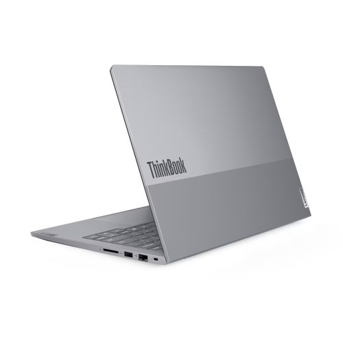 Лаптоп Lenovo ThinkBook 14 G9 AMD Ryzen 7 250 (up to 5.1GHz, 16MB), 32GB (16+16) SODIMM DDR5-5600, 512GB SSD, 14" WUXGA (1920x1200) IPS AG, AMD Radeon 780M Graphics, FHD&IR Cam, Backlit KB, WLAN, BT, FPR, DOS, 3 cell, 3Y CCI