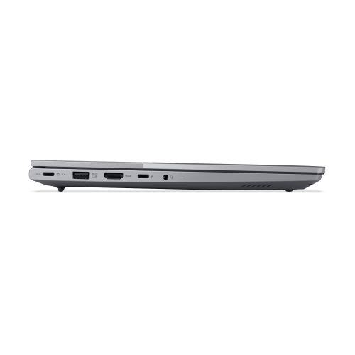 Лаптоп Lenovo ThinkBook 14 G9 AMD Ryzen 7 250 (up to 5.1GHz, 16MB), 32GB (16+16) SODIMM DDR5-5600, 512GB SSD, 14" WUXGA (1920x1200) IPS AG, AMD Radeon 780M Graphics, FHD&IR Cam, Backlit KB, WLAN, BT, FPR, DOS, 3 cell, 3Y CCI