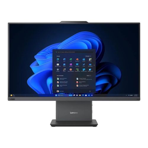 Настолен компютър - всичко в едно Lenovo ThinkCentre neo 50a 24 G6 AIO Intel Core Ultra 7 256V, 8C (up to 4.8GHz, 12MB), 16GB LPDDR5X-8533, 512GB SSD, 23.8" FHD (1920x1080) IPS AG, Integrated Intel Arc Graphics, 5MP, WLAN, BT, KB, Mouse, Luna Grey, Monito