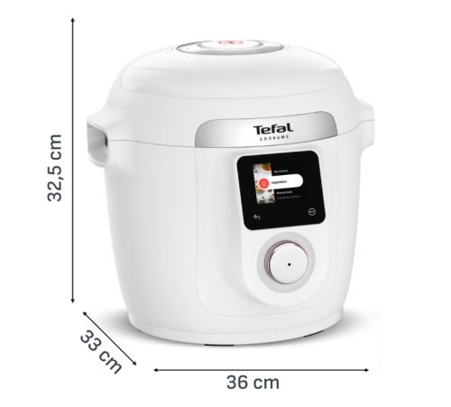 Мултикукър Tefal CY9621F2 Epc Cook4Me 10In1 W/O Grid Wht