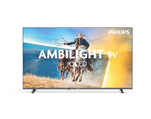 Телевизор Philips 40PQS6901/12, 40'' QLED, FHD (1920x1080), DVB-T/T2/T2-HD/C/S/S2, 60Hz, 3 sided Ambilight, Pixel Plus HD, WCG 90% DCI, HDR10, HLG, Titan 3.0 OS , 3*HDMI, 2*USB, WiFi 4, 12W RMS, Black