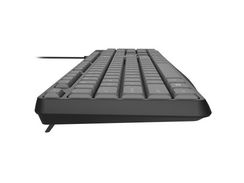 Клавиатура Natec keyboard Nautilus SLIM Black-Grey US layout