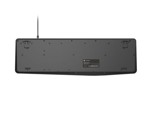 Клавиатура Natec keyboard Nautilus SLIM Black-Grey US layout
