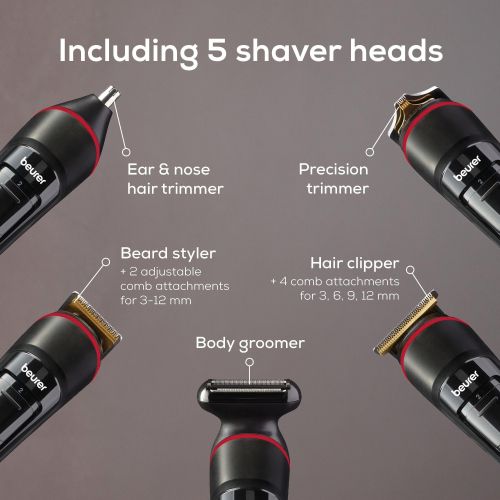 Машинка за подстригване Beurer MN9X Multigroomer & Beurer LS 06 luggage scale