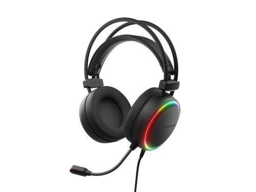 Слушалки Genesis Headset Neon 614 With Microphone RGB Illumination Black USB