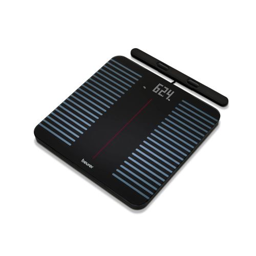 Везна Beurer BF 990 WIFI/Bluetooth 8-electrode diagnostic bathroom scale with extendable handpiece for full body analysis; 5 activity levels; 8 user memories; 180 kg
