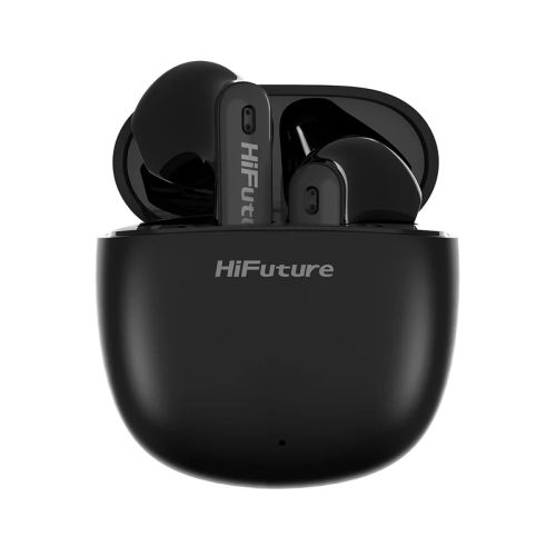 Слушалки HiFuture ColorBuds2 Black, Fashion TWS Earbuds, *5+15hours Play time,  Bluetooth 5.3, 10MM Driver, Soft Bass, Comfort Fit, Colorful option